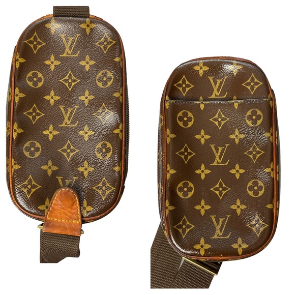 Louis Vuitton Brown and Gold Crossbody Bag - Picture 7 of 16
